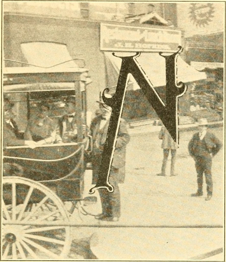 An illustration from Pilgrimage of Mary commandery no. 36, Knights templar of Pennsylvania to the Twenty-ninth triennial conclave of the Grand encampment U.S. at San Francisco, Cal, 1904, leaf 18