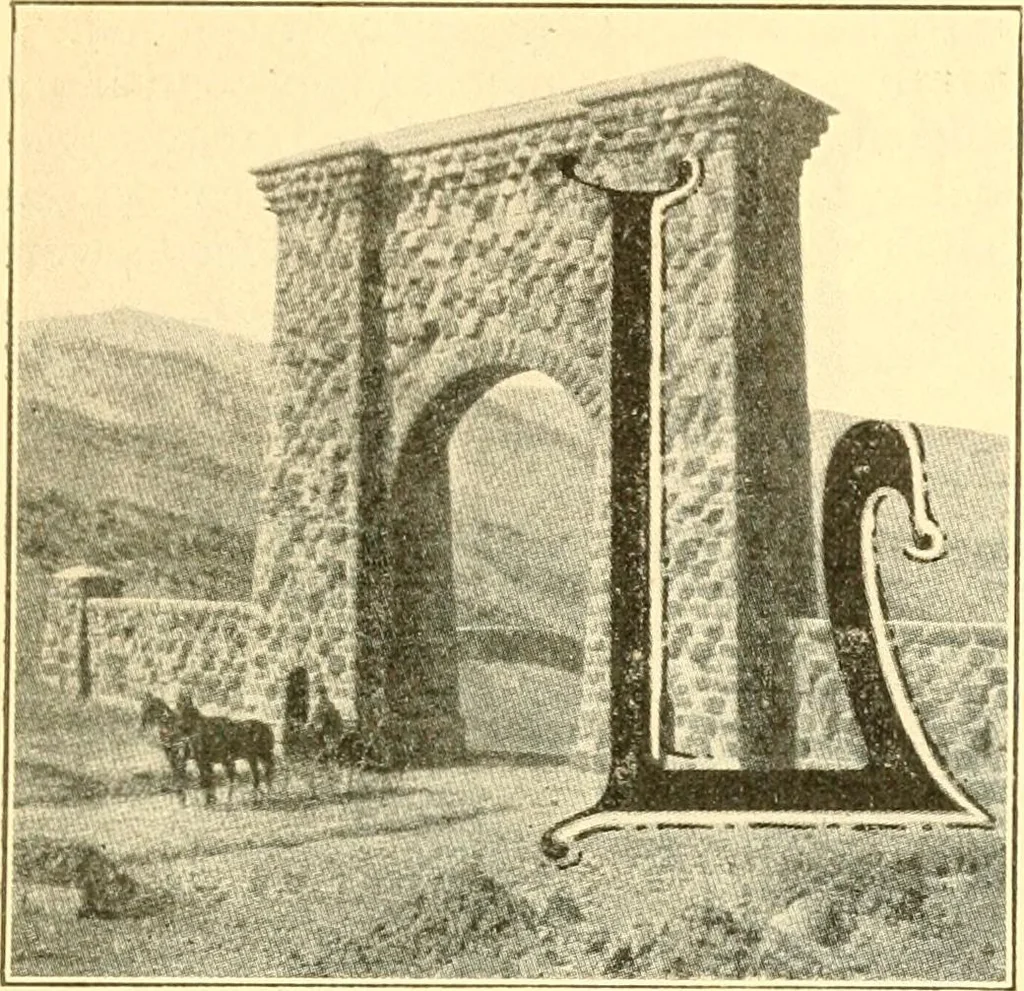 An illustration from Pilgrimage of Mary commandery no. 36, Knights templar of Pennsylvania to the Twenty-ninth triennial conclave of the Grand encampment U.S. at San Francisco, Cal, 1904, leaf 28