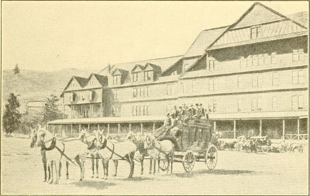 An illustration from Pilgrimage of Mary commandery no. 36, Knights templar of Pennsylvania to the Twenty-ninth triennial conclave of the Grand encampment U.S. at San Francisco, Cal, 1904, leaf 30
