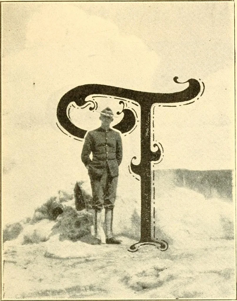 An illustration from Pilgrimage of Mary commandery no. 36, Knights templar of Pennsylvania to the Twenty-ninth triennial conclave of the Grand encampment U.S. at San Francisco, Cal, 1904, leaf 36