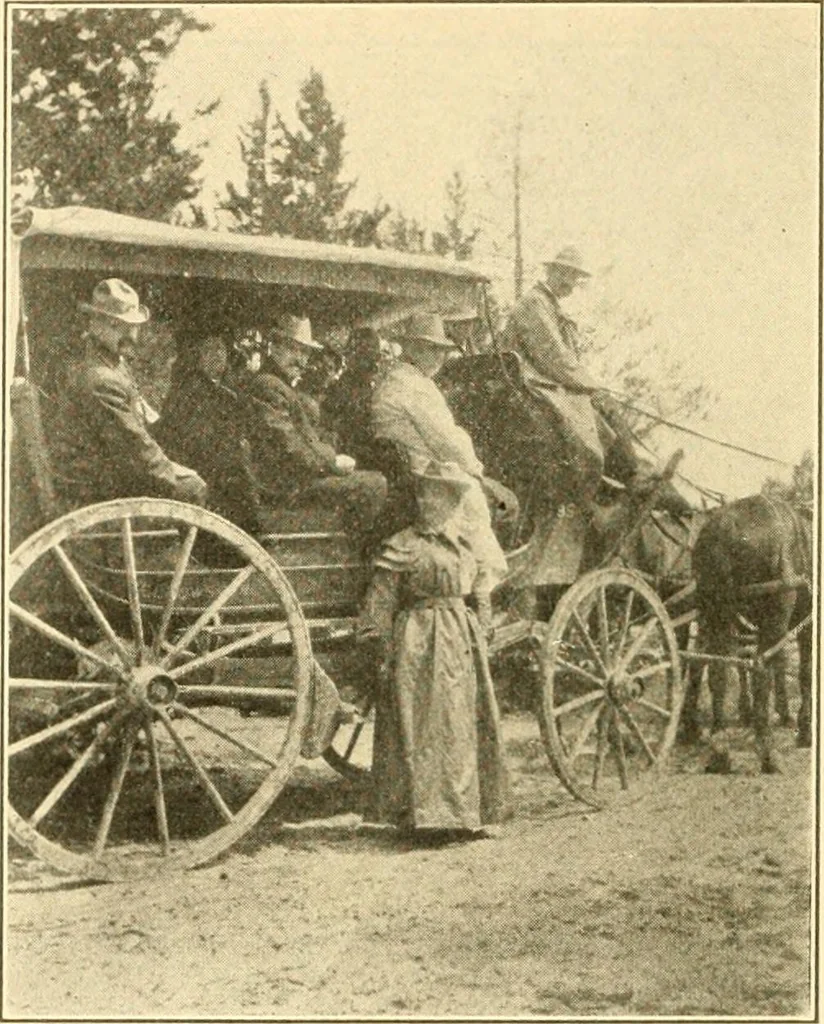 An illustration from Pilgrimage of Mary commandery no. 36, Knights templar of Pennsylvania to the Twenty-ninth triennial conclave of the Grand encampment U.S. at San Francisco, Cal, 1904, leaf 39