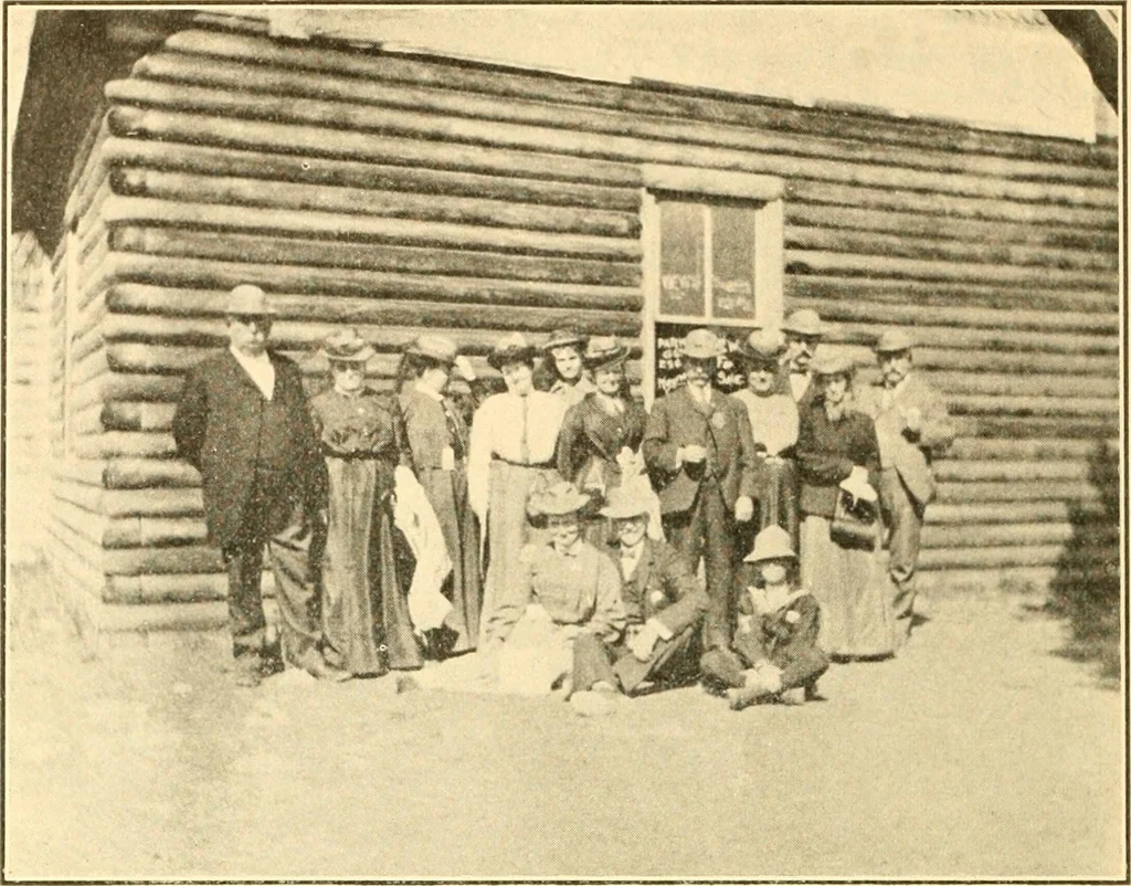 An illustration from Pilgrimage of Mary commandery no. 36, Knights templar of Pennsylvania to the Twenty-ninth triennial conclave of the Grand encampment U.S. at San Francisco, Cal, 1904, leaf 53