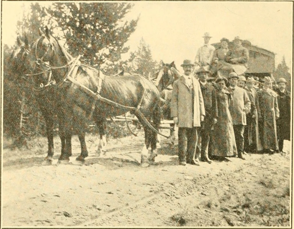 An illustration from Pilgrimage of Mary commandery no. 36, Knights templar of Pennsylvania to the Twenty-ninth triennial conclave of the Grand encampment U.S. at San Francisco, Cal, 1904, leaf 57