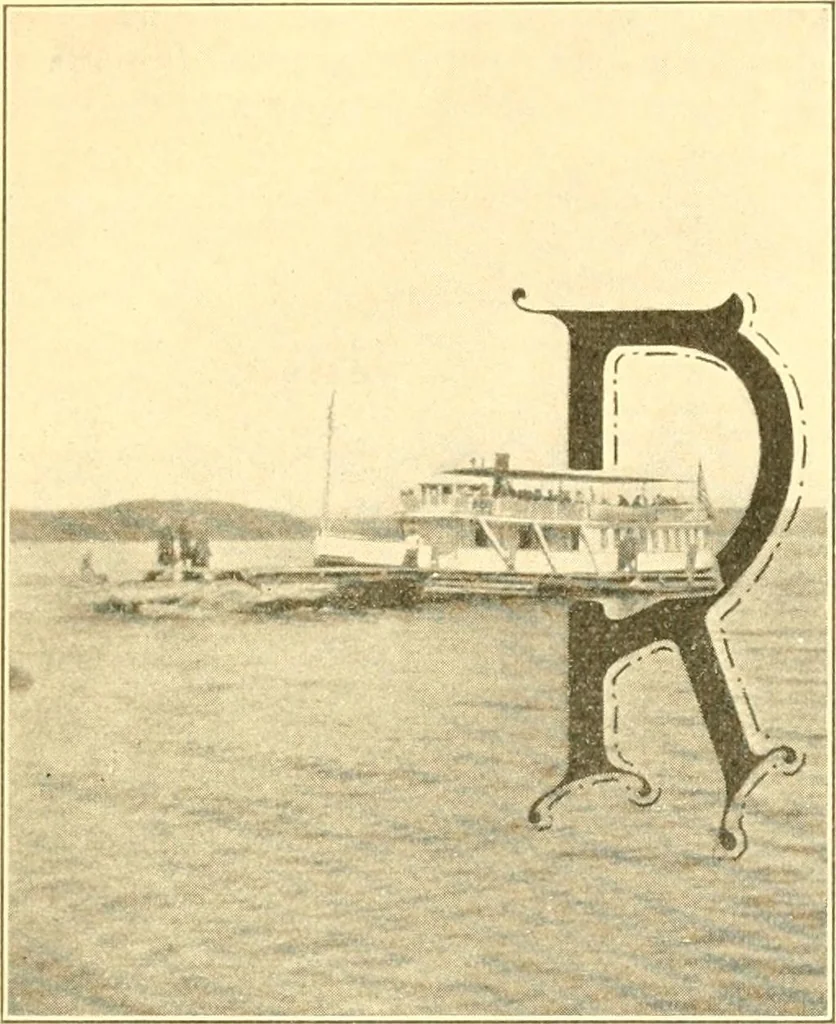 An illustration from Pilgrimage of Mary commandery no. 36, Knights templar of Pennsylvania to the Twenty-ninth triennial conclave of the Grand encampment U.S. at San Francisco, Cal, 1904, leaf 64