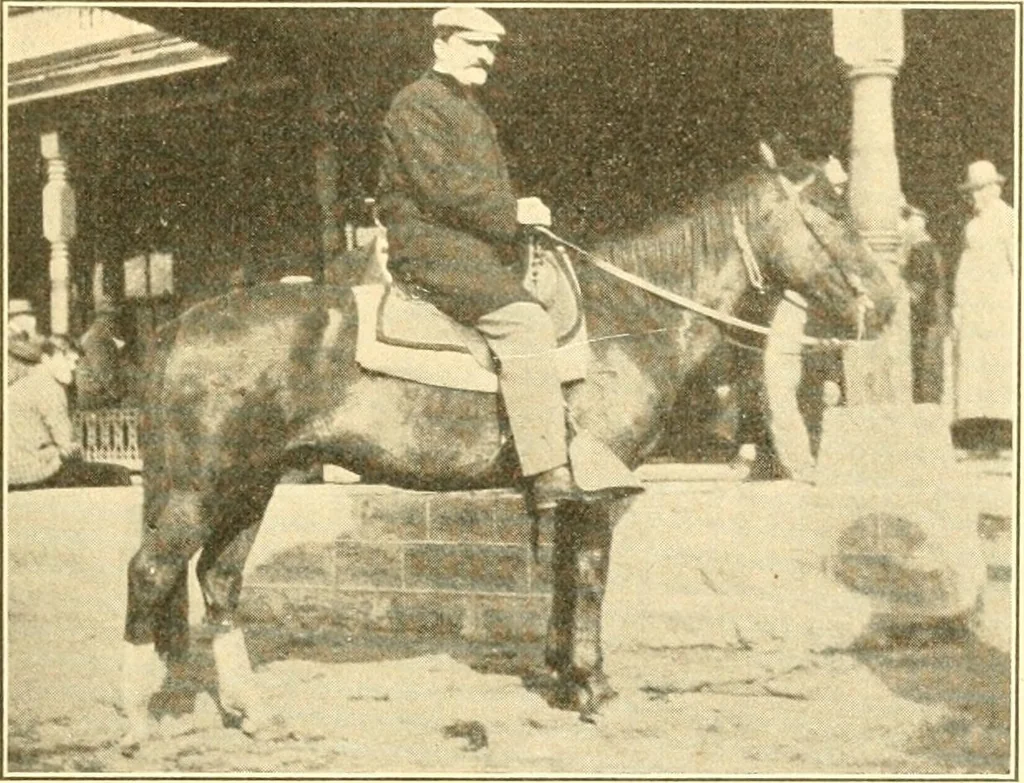 An illustration from Pilgrimage of Mary commandery no. 36, Knights templar of Pennsylvania to the Twenty-ninth triennial conclave of the Grand encampment U.S. at San Francisco, Cal, 1904, leaf 70