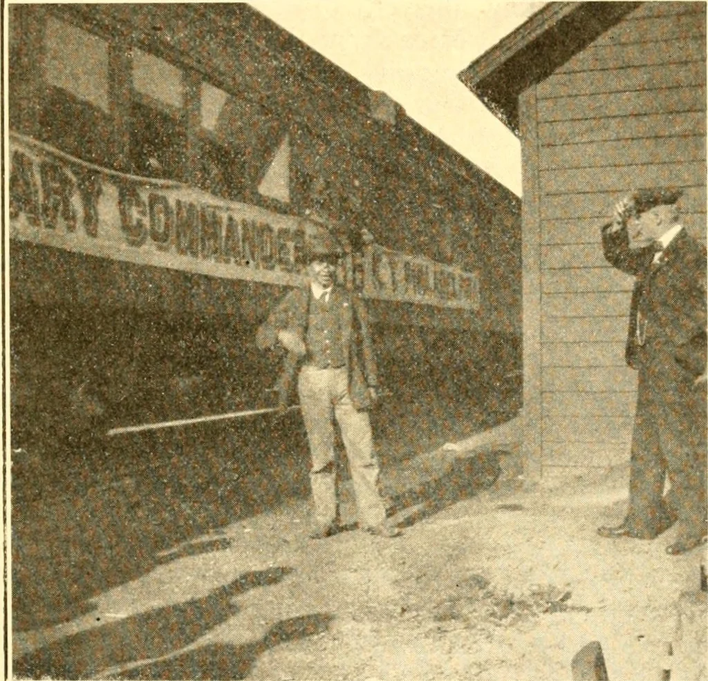 An illustration from Pilgrimage of Mary commandery no. 36, Knights templar of Pennsylvania to the Twenty-ninth triennial conclave of the Grand encampment U.S. at San Francisco, Cal, 1904, leaf 80