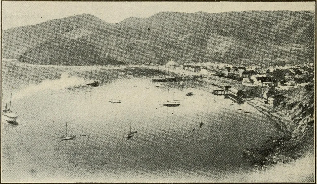 An illustration from Pilgrimage of Mary commandery no. 36, Knights templar of Pennsylvania to the Twenty-ninth triennial conclave of the Grand encampment U.S. at San Francisco, Cal, 1904, leaf 129
