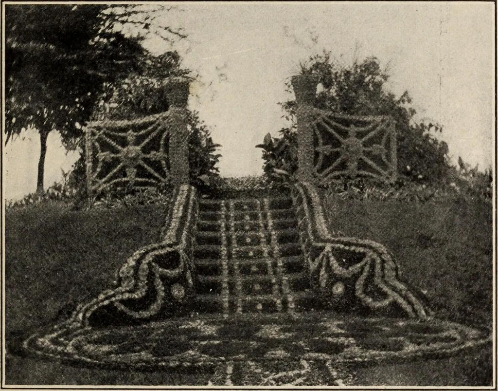 An illustration from Pilgrimage of Mary commandery no. 36, Knights templar of Pennsylvania to the Twenty-ninth triennial conclave of the Grand encampment U.S. at San Francisco, Cal, 1904, leaf 14