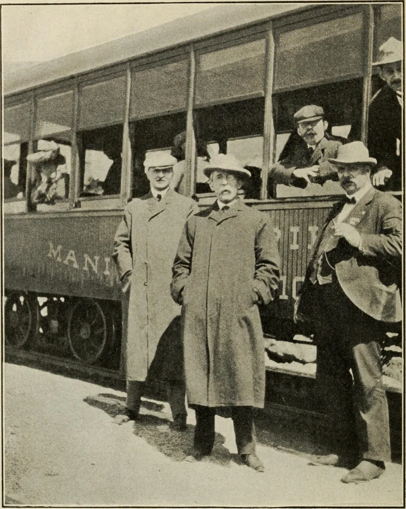 An illustration from Pilgrimage of Mary commandery no. 36, Knights templar of Pennsylvania to the Twenty-ninth triennial conclave of the Grand encampment U.S. at San Francisco, Cal, 1904, leaf 163