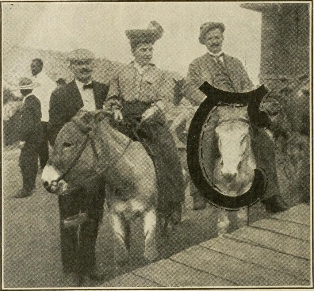 An illustration from Pilgrimage of Mary commandery no. 36, Knights templar of Pennsylvania to the Twenty-ninth triennial conclave of the Grand encampment U.S. at San Francisco, Cal, 1904, leaf 187