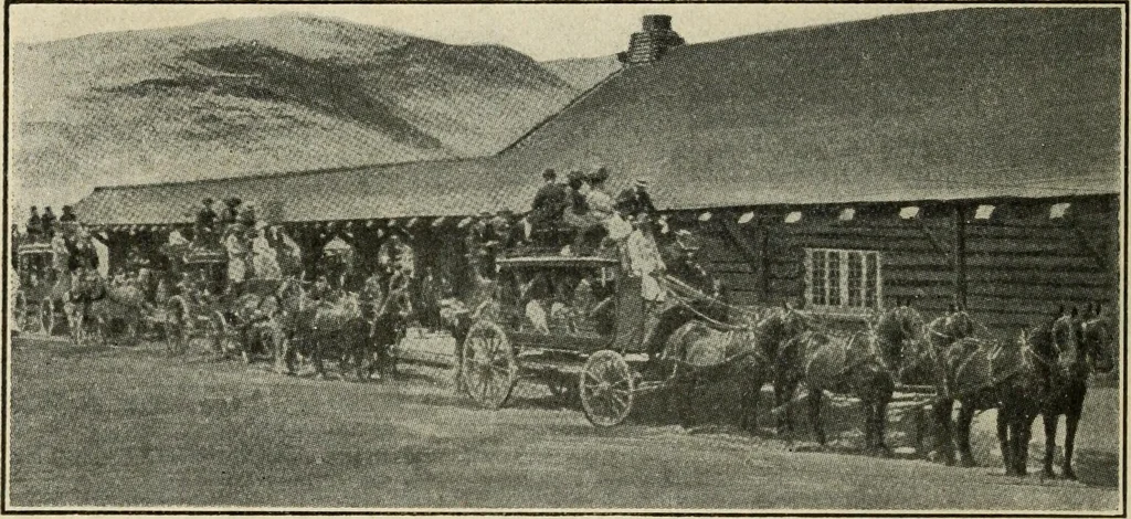 An illustration from Pilgrimage of Mary commandery no. 36, Knights templar of Pennsylvania to the Twenty-ninth triennial conclave of the Grand encampment U.S. at San Francisco, Cal, 1904, leaf 23