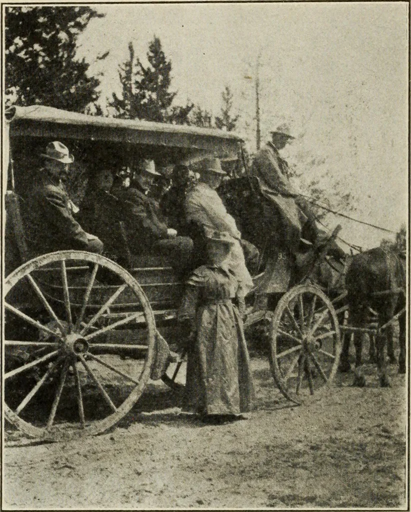 An illustration from Pilgrimage of Mary commandery no. 36, Knights templar of Pennsylvania to the Twenty-ninth triennial conclave of the Grand encampment U.S. at San Francisco, Cal, 1904, leaf 33