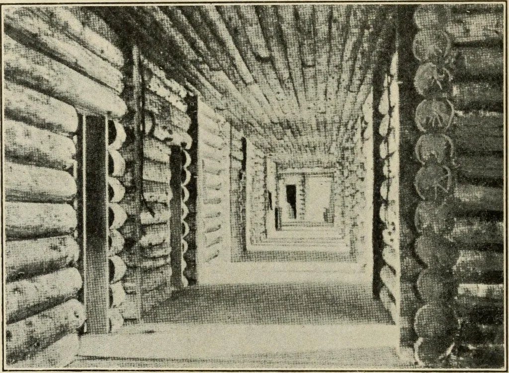 An illustration from Pilgrimage of Mary commandery no. 36, Knights templar of Pennsylvania to the Twenty-ninth triennial conclave of the Grand encampment U.S. at San Francisco, Cal, 1904, leaf 43