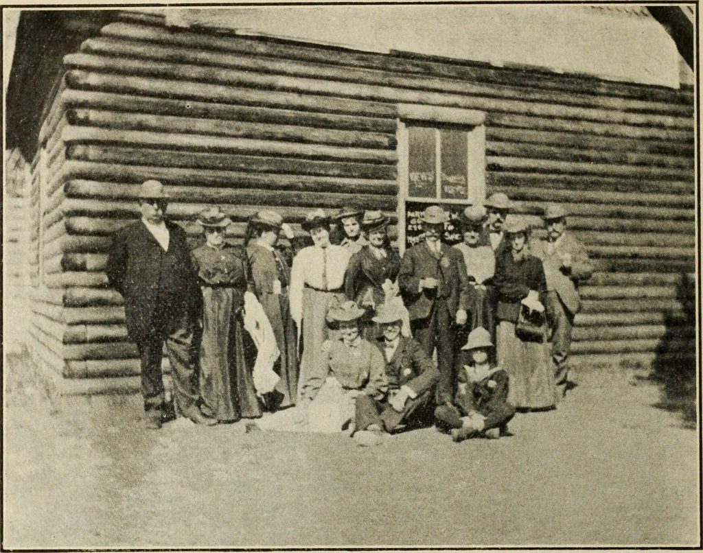 An illustration from Pilgrimage of Mary commandery no. 36, Knights templar of Pennsylvania to the Twenty-ninth triennial conclave of the Grand encampment U.S. at San Francisco, Cal, 1904, leaf 47
