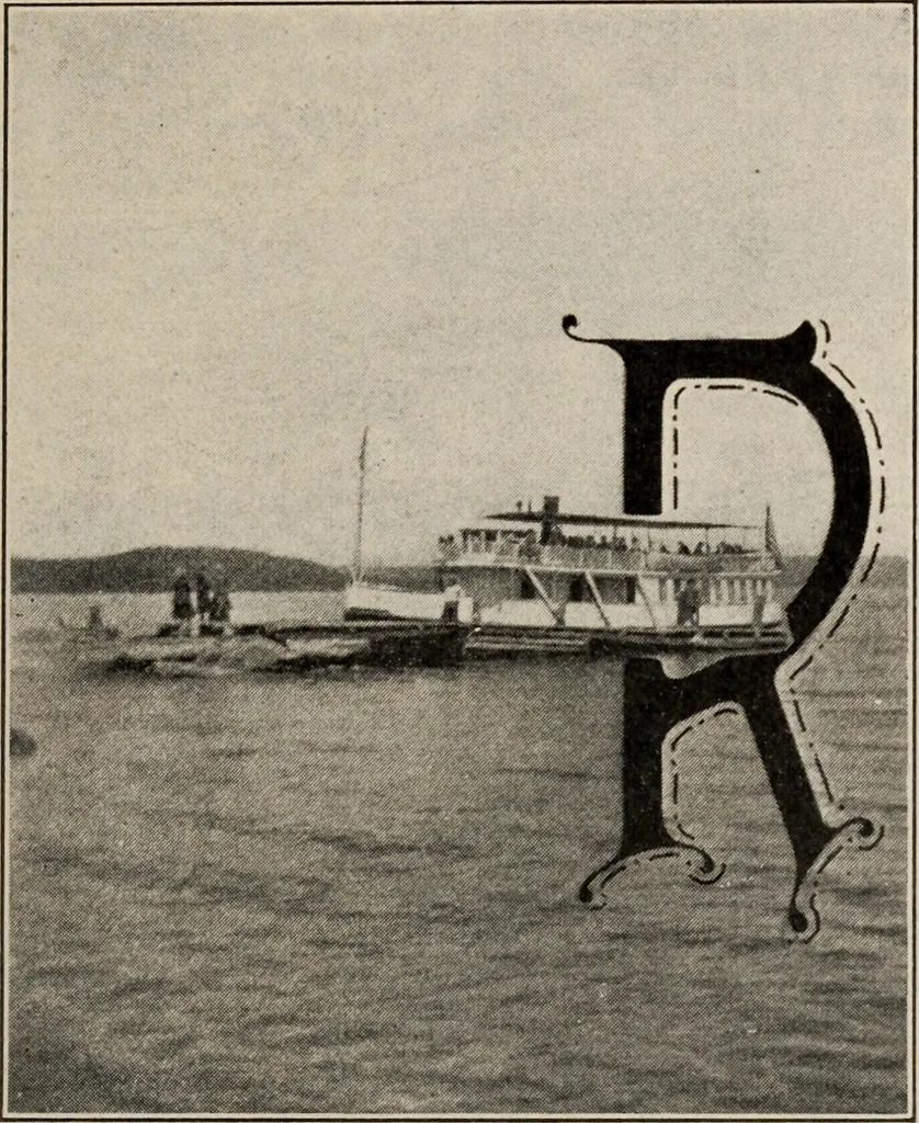 An illustration from Pilgrimage of Mary commandery no. 36, Knights templar of Pennsylvania to the Twenty-ninth triennial conclave of the Grand encampment U.S. at San Francisco, Cal, 1904, leaf 58