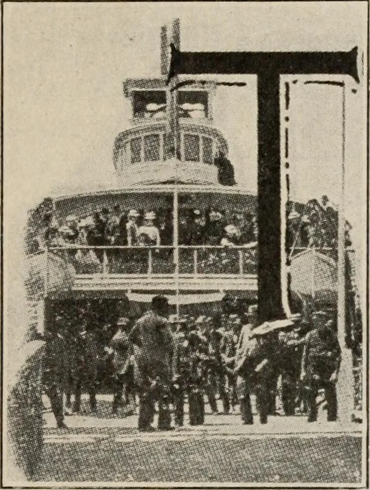 An illustration from Pilgrimage of Mary commandery no. 36, Knights templar of Pennsylvania to the Twenty-ninth triennial conclave of the Grand encampment U.S. at San Francisco, Cal, 1904, leaf 94