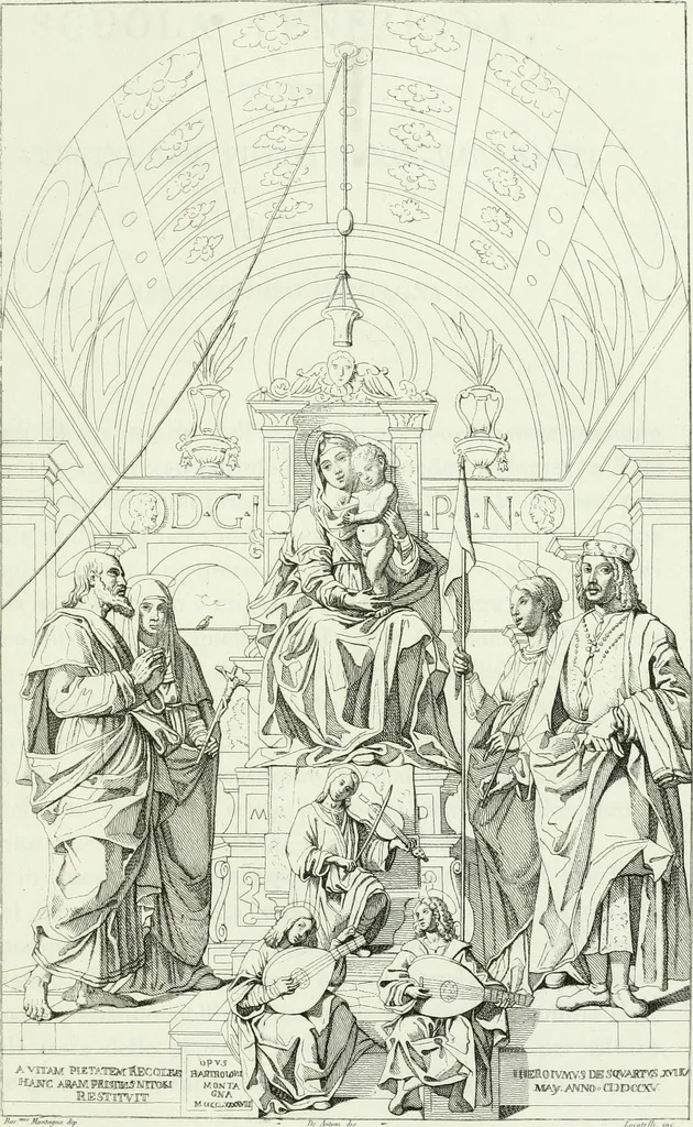 An illustration from Pinacoteca del Palazzo reale delle scienze e delle arti di Milano, 1812, leaf 104