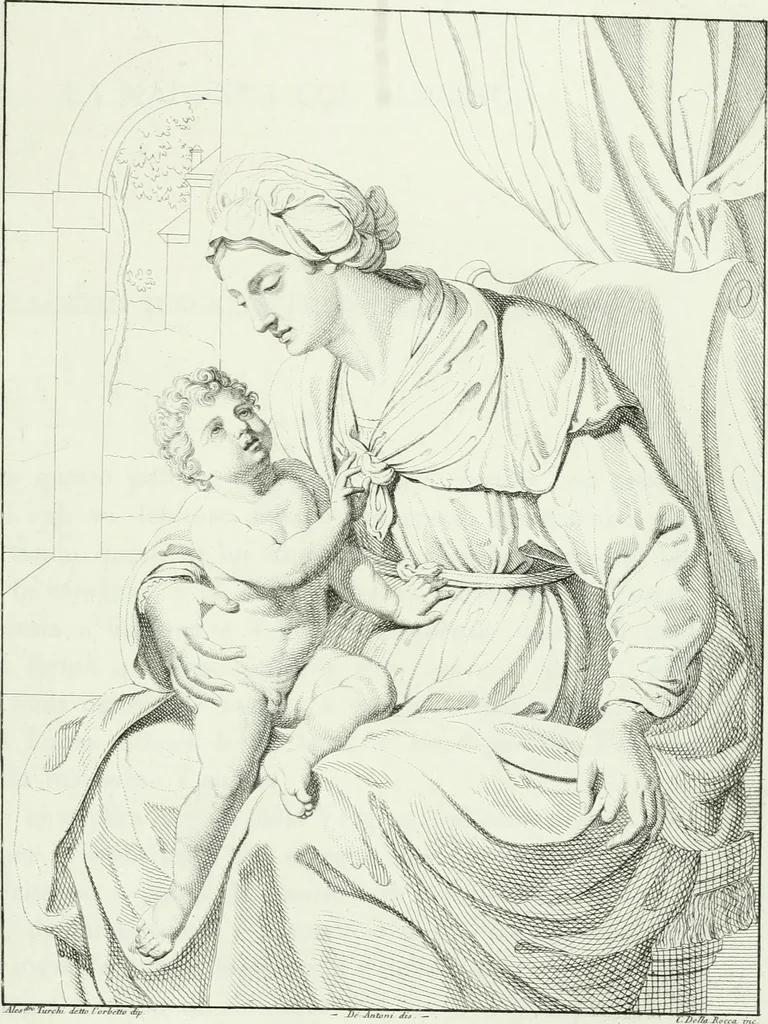 An illustration from Pinacoteca del Palazzo reale delle scienze e delle arti di Milano, 1812, leaf 200