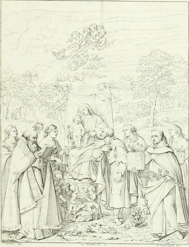 An illustration from Pinacoteca del Palazzo reale delle scienze e delle arti di Milano, 1812, leaf 28