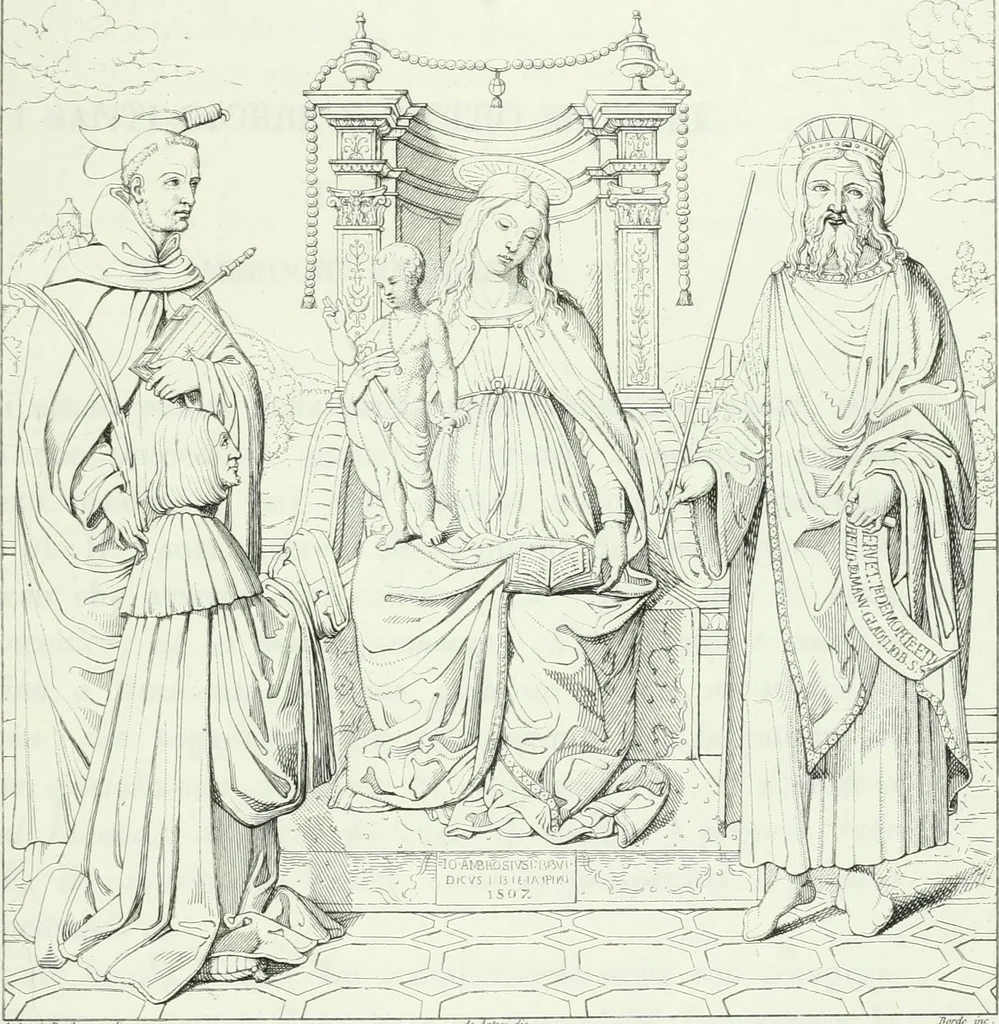 An illustration from Pinacoteca del Palazzo reale delle scienze e delle arti di Milano, 1812, leaf 110