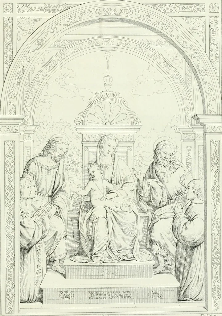 An illustration from Pinacoteca del Palazzo reale delle scienze e delle arti di Milano, 1812, leaf 14
