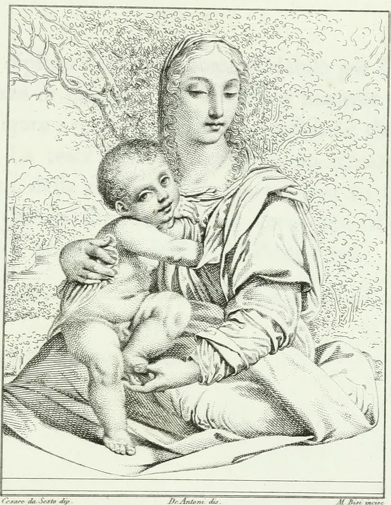An illustration from Pinacoteca del Palazzo reale delle scienze e delle arti di Milano, 1812, leaf 150