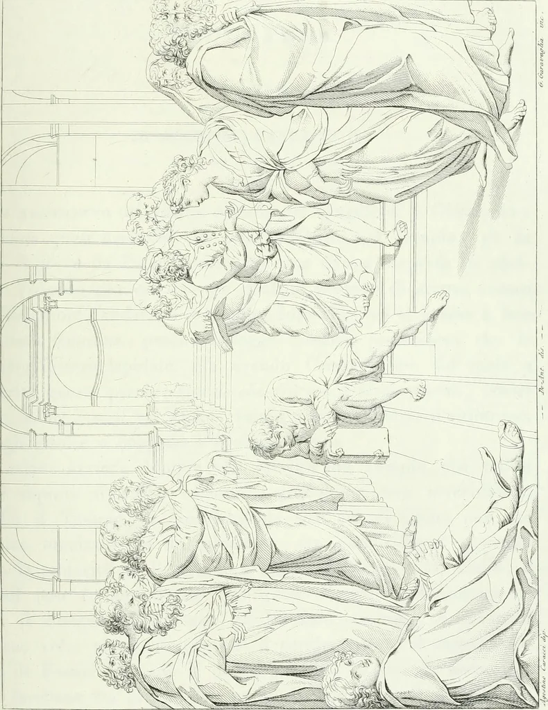 An illustration from Pinacoteca del Palazzo reale delle scienze e delle arti di Milano, 1812, leaf 212