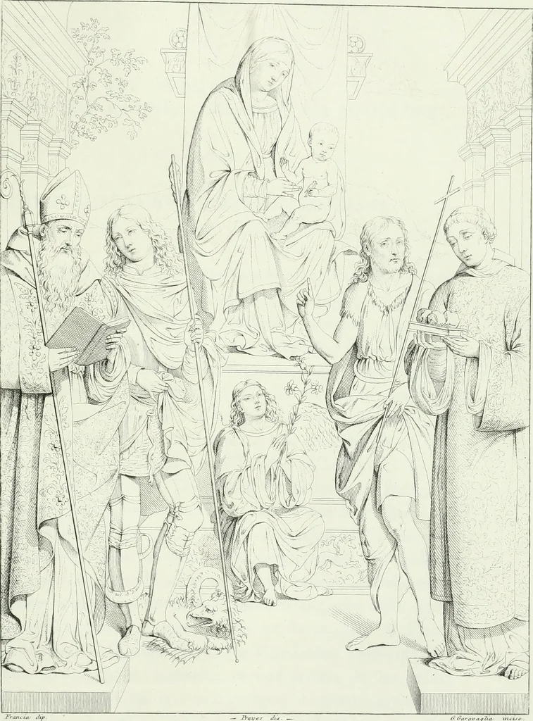 An illustration from Pinacoteca del Palazzo reale delle scienze e delle arti di Milano, 1812, leaf 222