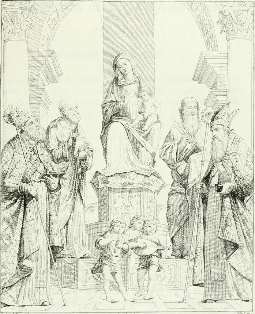 An illustration from Pinacoteca del Palazzo reale delle scienze e delle arti di Milano, 1812, leaf 310