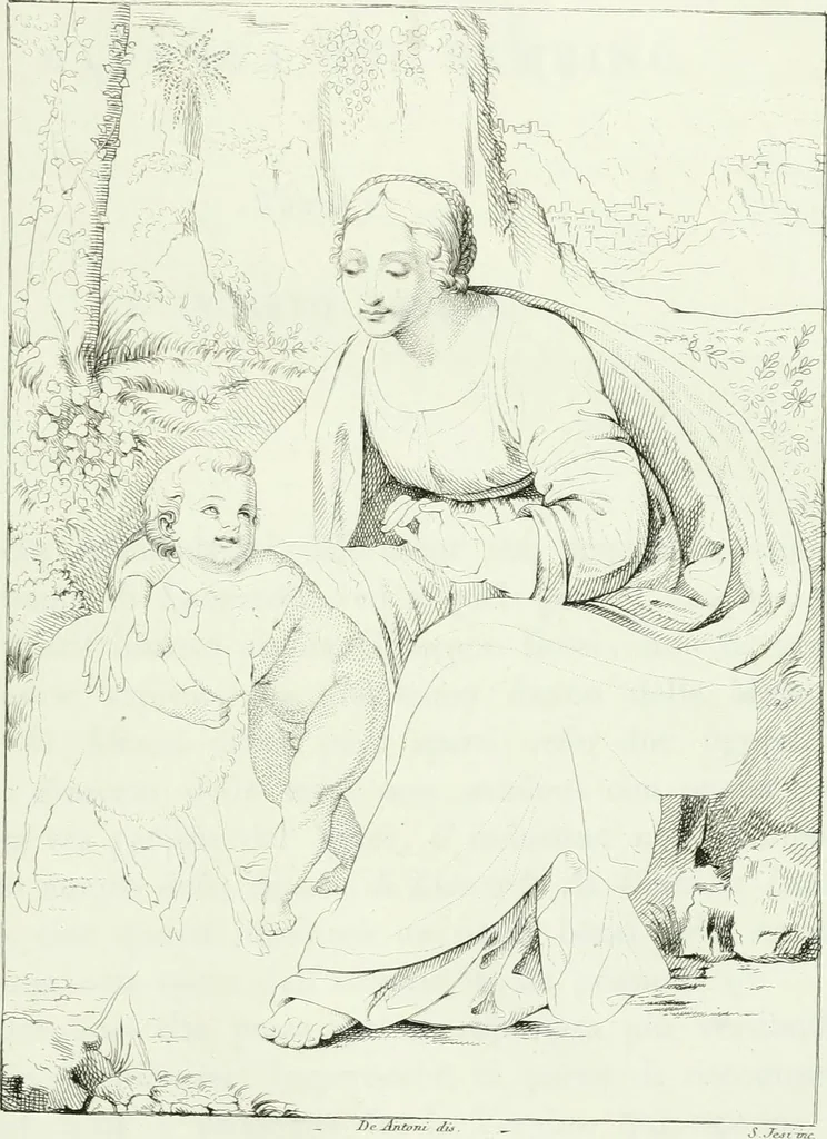 An illustration from Pinacoteca del Palazzo reale delle scienze e delle arti di Milano, 1812, leaf 42