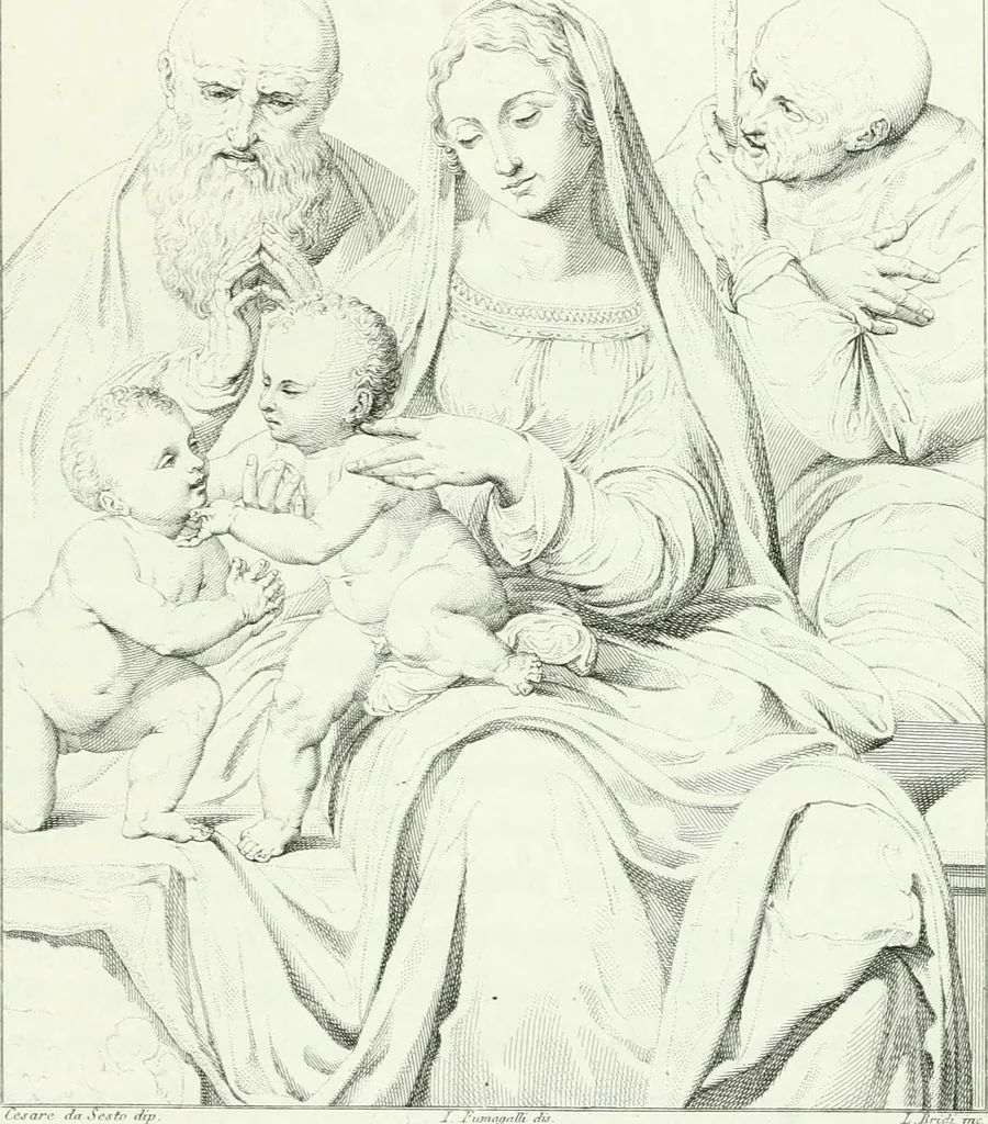 An illustration from Pinacoteca del Palazzo reale delle scienze e delle arti di Milano, 1812, leaf 54