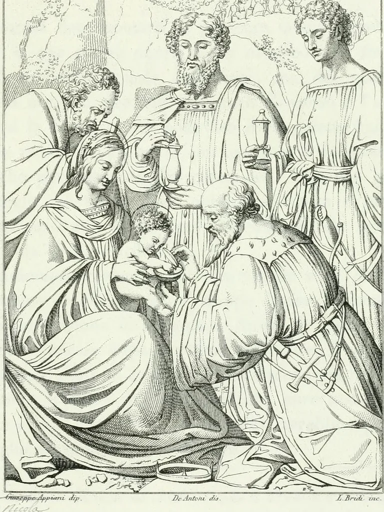 An illustration from Pinacoteca del Palazzo reale delle scienze e delle arti di Milano, 1812, leaf 90