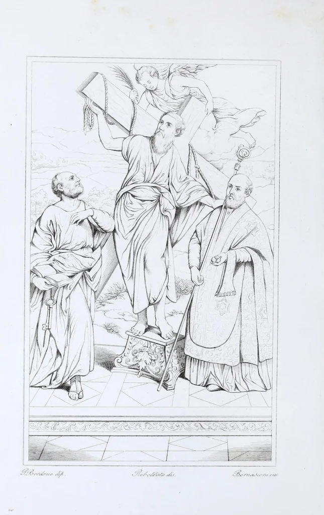 An illustration from Pinacoteca veneta, ossia, Raccolta dei migliori dipinti delle chiese di Venezia, 1858, leaf 160