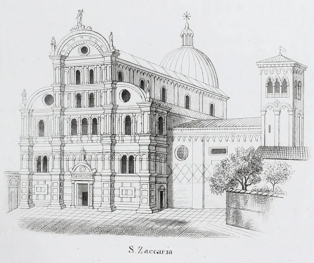 An illustration from Pinacoteca veneta, ossia, Raccolta dei migliori dipinti delle chiese di Venezia, 1858, leaf 235