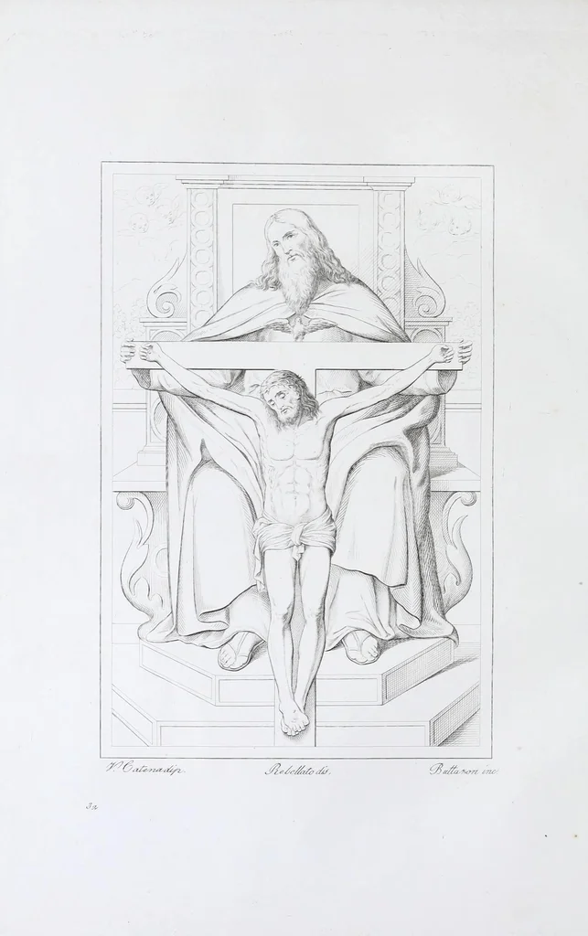 An illustration from Pinacoteca veneta, ossia, Raccolta dei migliori dipinti delle chiese di Venezia, 1858, leaf 264