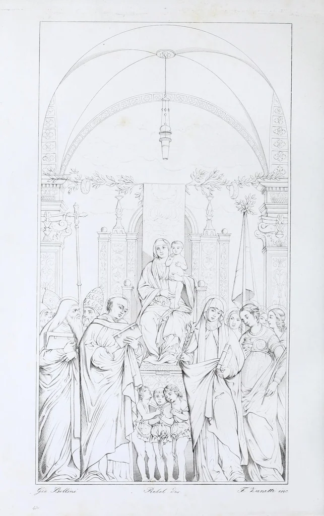 An illustration from Pinacoteca veneta, ossia, Raccolta dei migliori dipinti delle chiese di Venezia, 1858, leaf 352