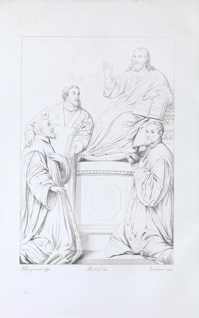 An illustration from Pinacoteca veneta, ossia, Raccolta dei migliori dipinti delle chiese di Venezia, 1858, leaf 384