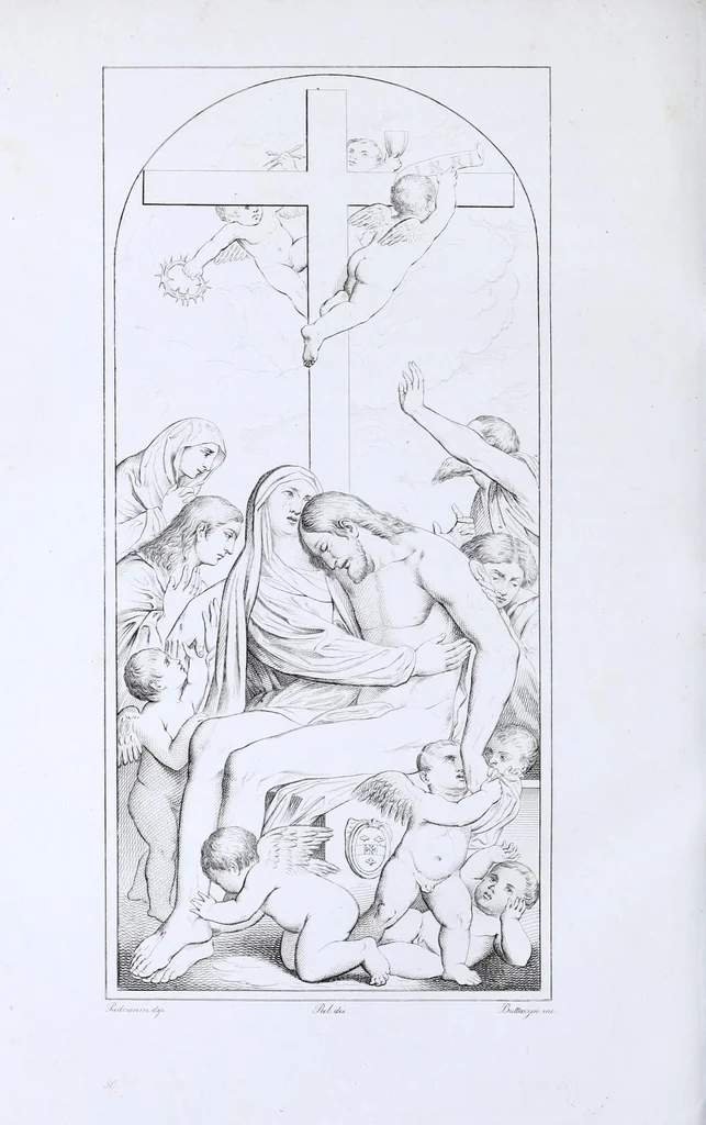 An illustration from Pinacoteca veneta, ossia, Raccolta dei migliori dipinti delle chiese di Venezia, 1858, leaf 416