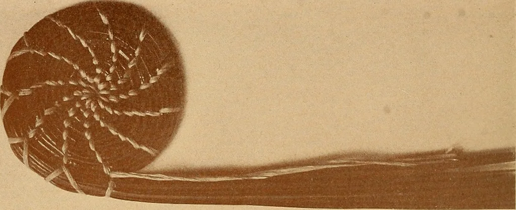 An illustration from The pine-needle basket book, 1911, leaf 29