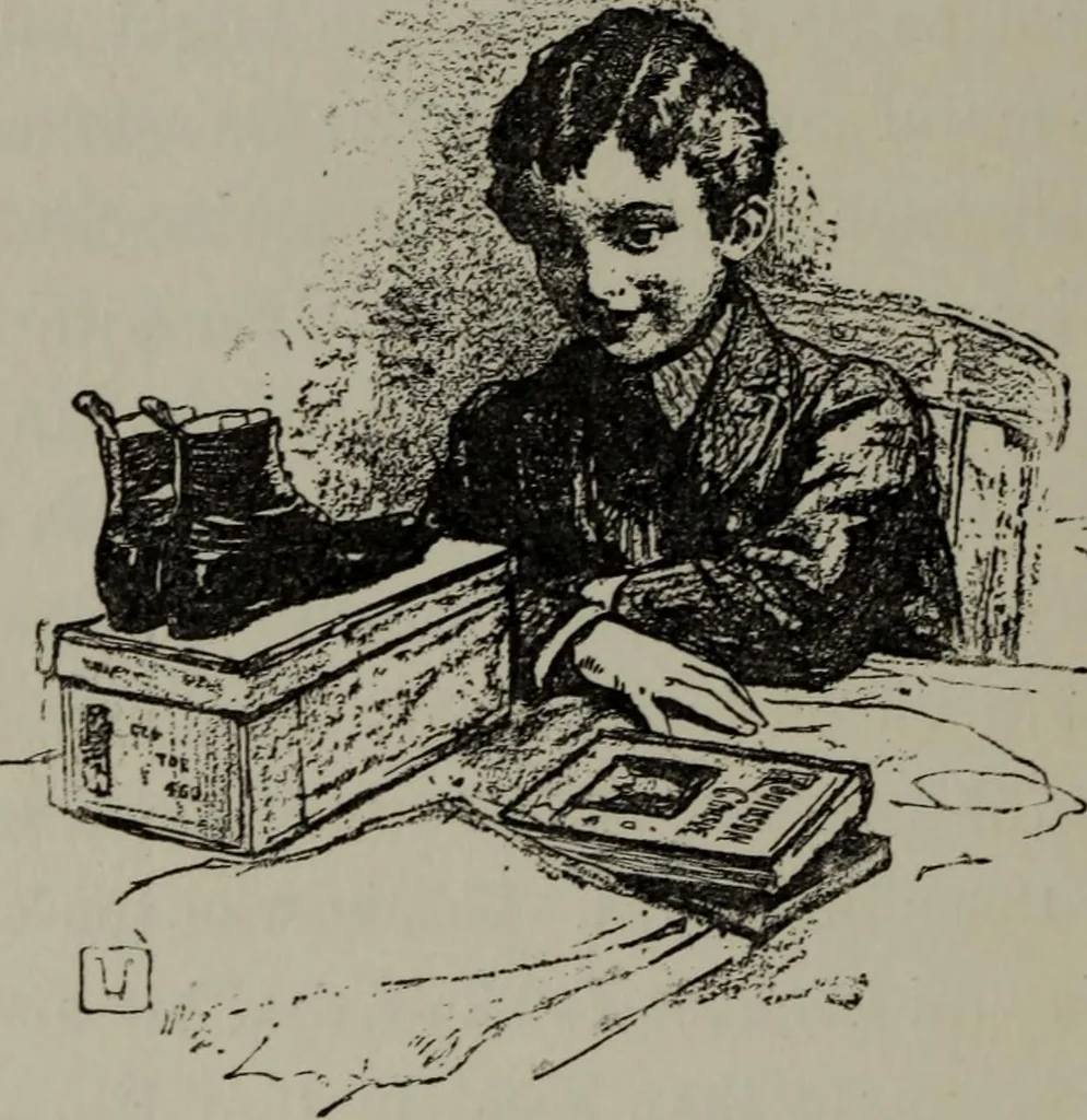 An illustration from Pinkey Perkins, just a boy, 1905, leaf 137