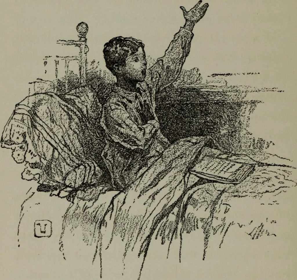 An illustration from Pinkey Perkins, just a boy, 1905, leaf 139