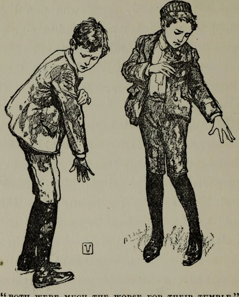 An illustration from Pinkey Perkins, just a boy, 1905, leaf 159