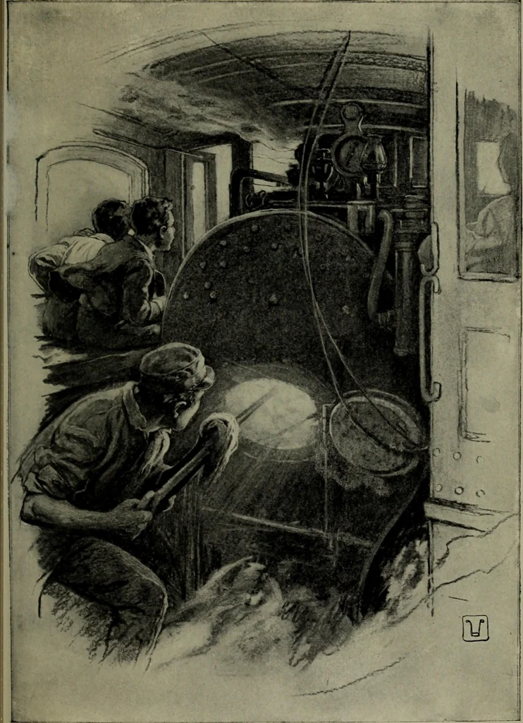 An illustration from Pinkey Perkins, just a boy, 1905, leaf 216
