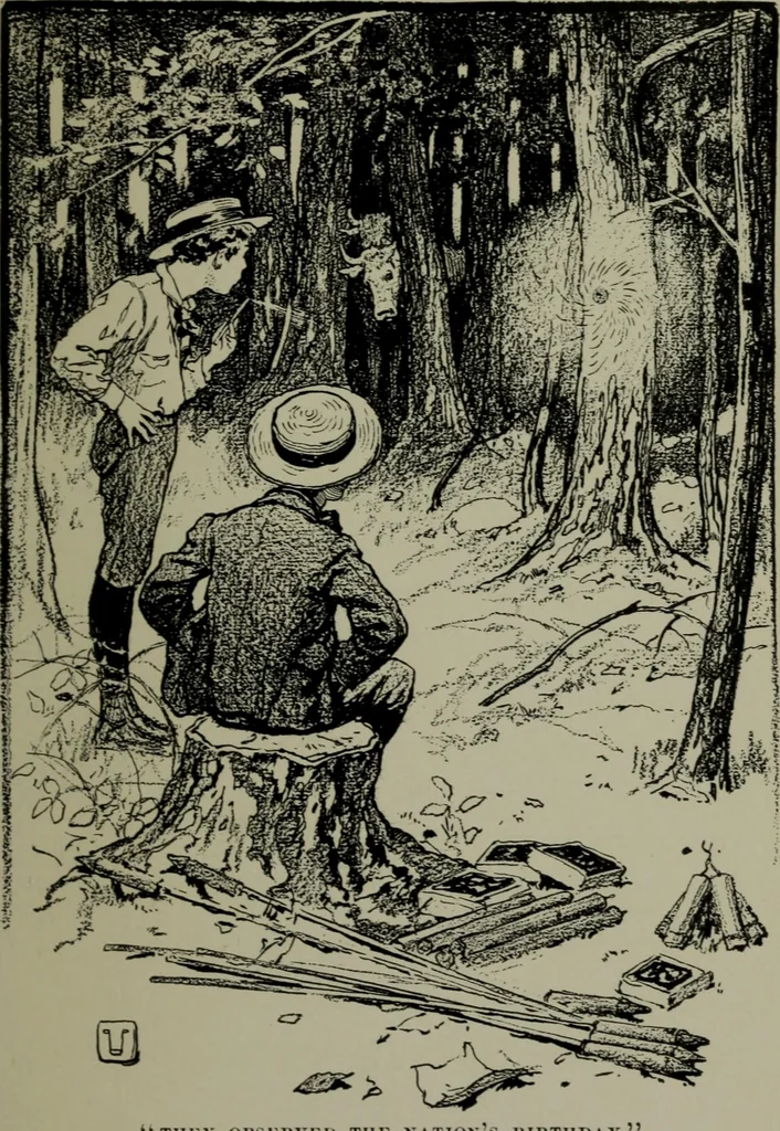 An illustration from Pinkey Perkins, just a boy, 1905, leaf 228