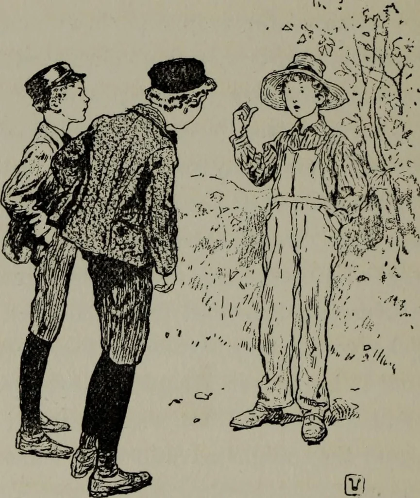 An illustration from Pinkey Perkins, just a boy, 1905, leaf 239