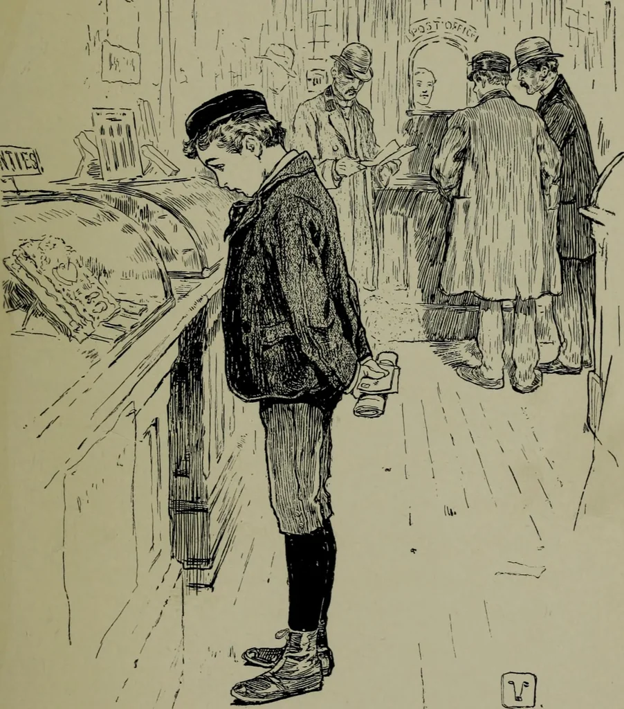 An illustration from Pinkey Perkins, just a boy, 1905, leaf 28