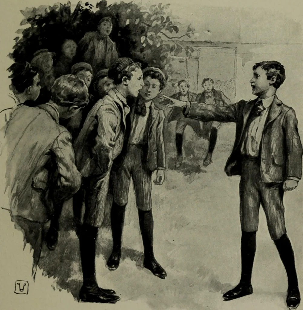 An illustration from Pinkey Perkins, just a boy, 1905, leaf 288