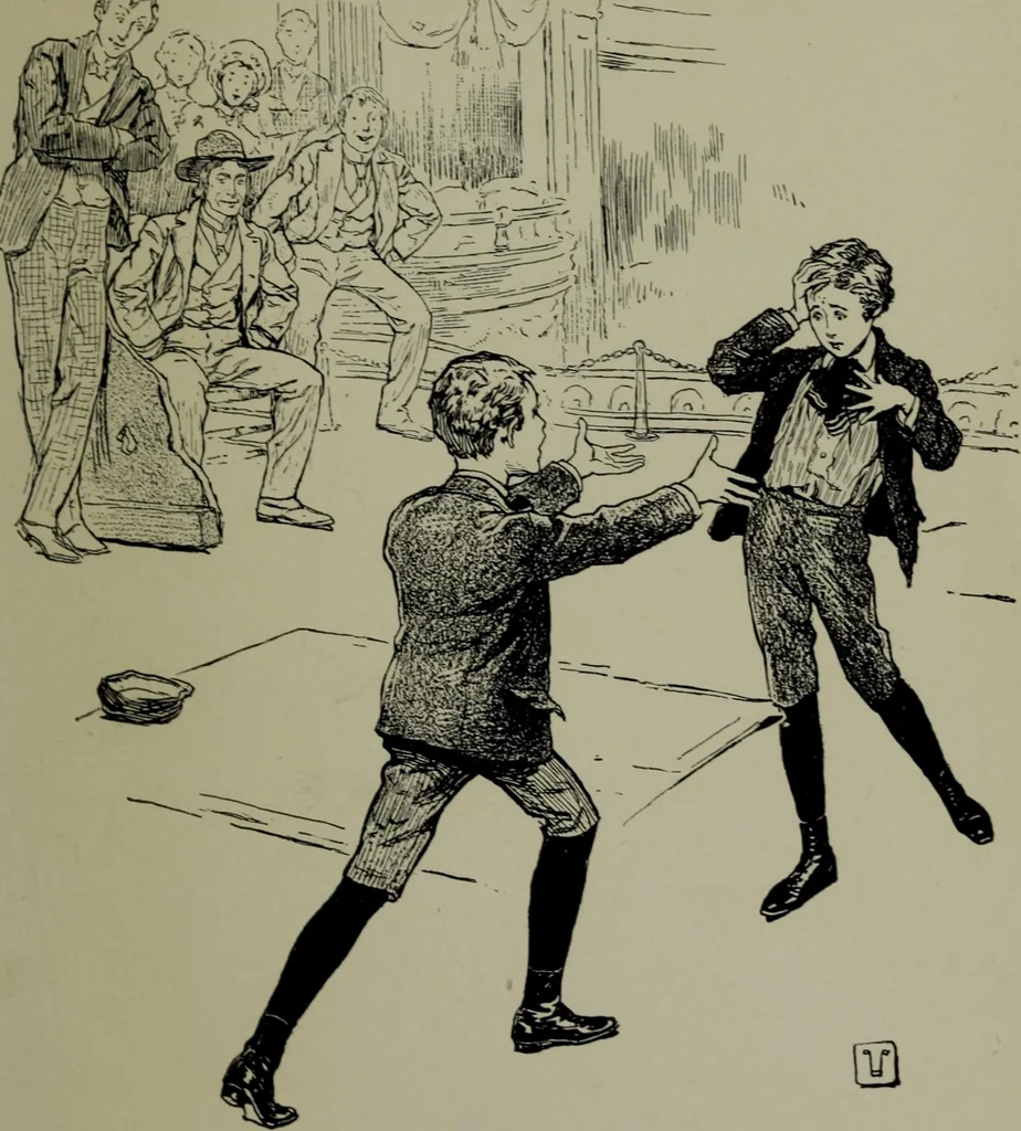 An illustration from Pinkey Perkins, just a boy, 1905, leaf 300