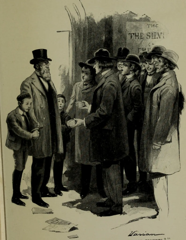 An illustration from Pinkey Perkins, just a boy, 1905, leaf 320