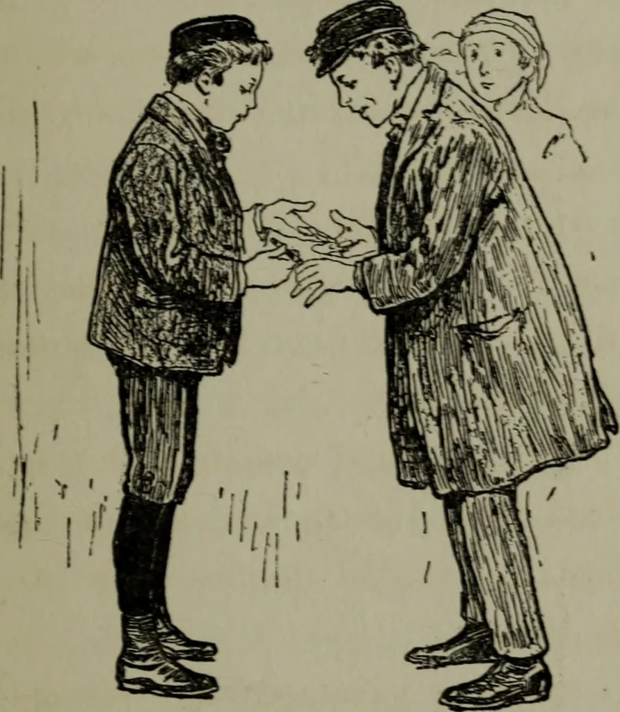 An illustration from Pinkey Perkins, just a boy, 1905, leaf 40